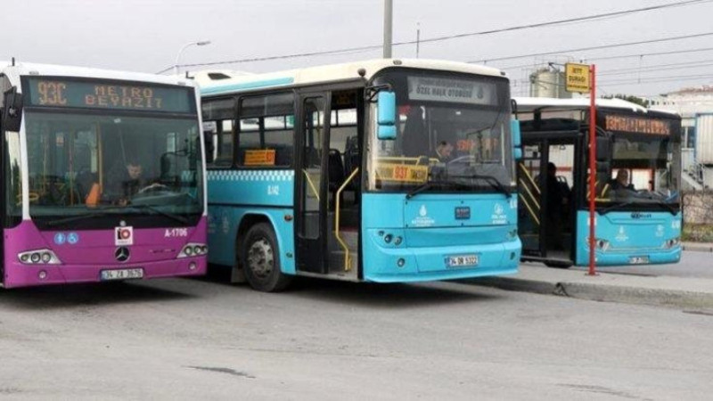 İSTANBUL'DA OTOBÜS KRİZİ SONA ERDİ