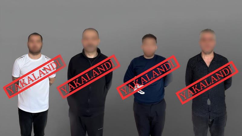 TÜRK POLİSİNDEN KAÇAMADILAR