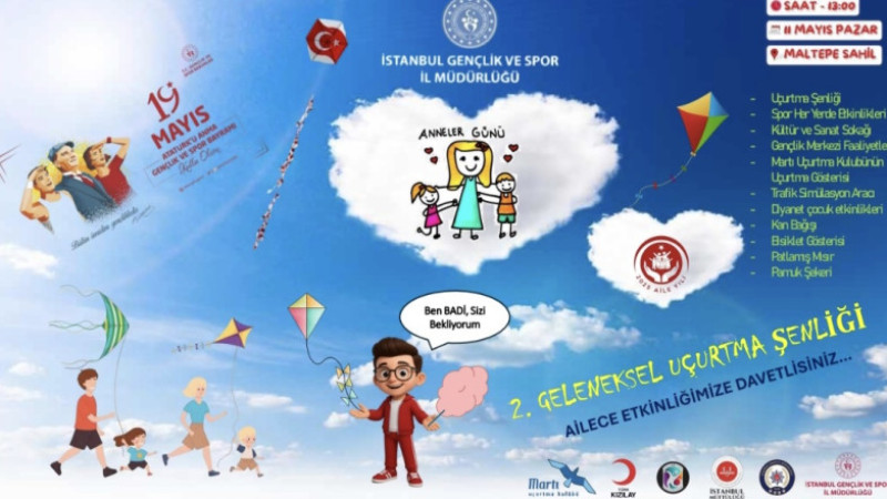 Maltepe'del Uçurtma Şenliği ve Spor Şöleni 