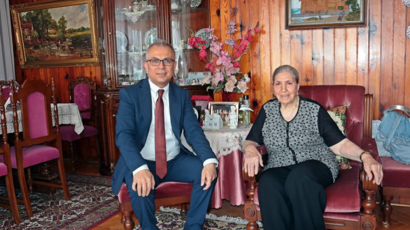 Tiryaki’den hayırsevere teşekkür ziyareti