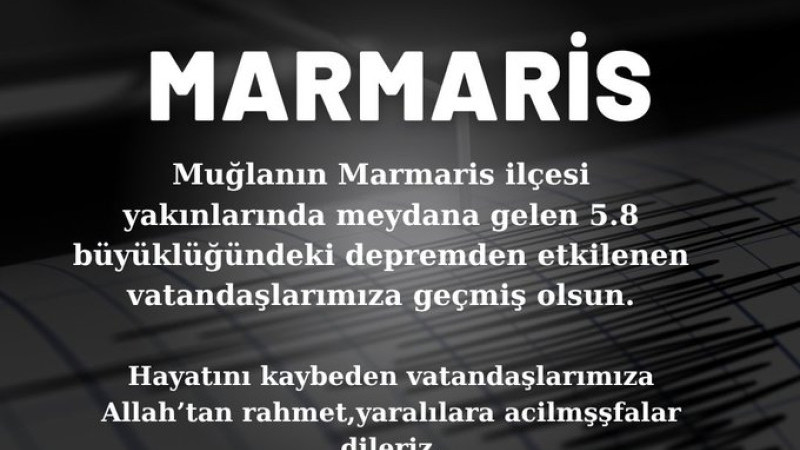 Geçmiş olsun Marmaris