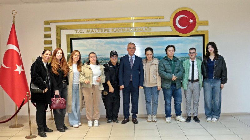 Maltepespor yönetiminden Kaymakam’a ziyaret