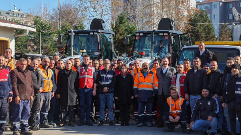 Maltepe’de karla mücadele başladı