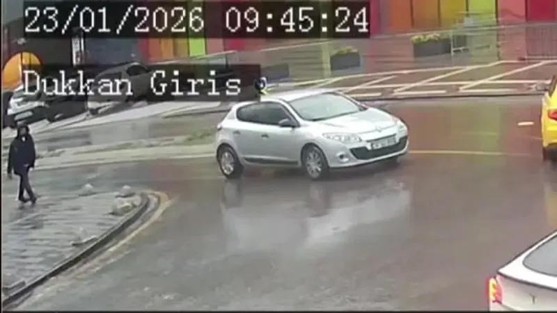 Kapağı açılan damper dehşet saçtı