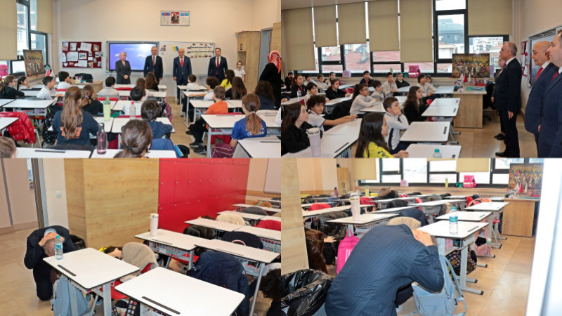 MALTEPE’DE DEPREM TATBİKATI